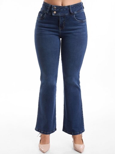 JEANS FLARE MUJER METAL JEANS BRESIA - 2