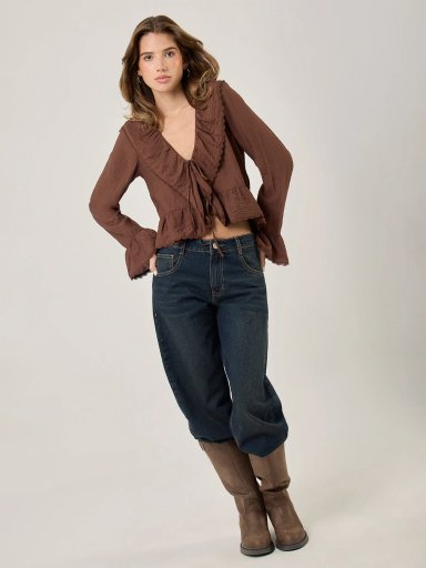 BLUSA MANGA LARGA MUJER INDEX BOBOS - 5
