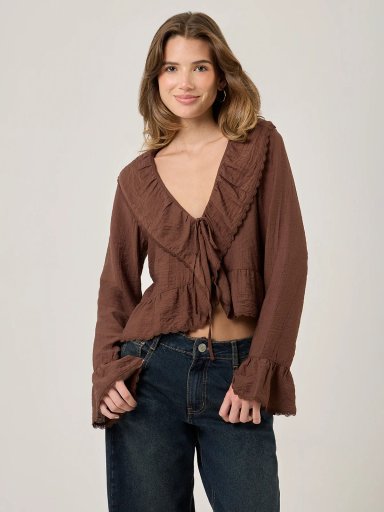 BLUSA MANGA LARGA MUJER INDEX BOBOS - 1