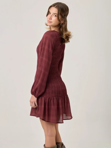 VESTIDO CORTO MUJER INDEX CUADRO - 2