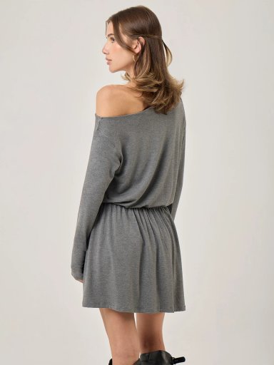 VESTIDO CORTO MUJER INDEX ASIMETRIC - 2