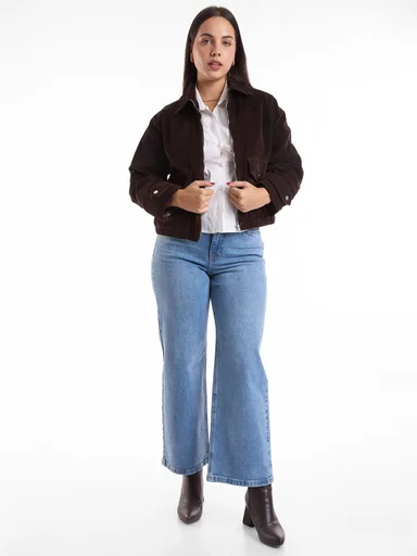 CASACA COTELÉ MUJER METAL JEANS CON FORRO CHABELY - 1