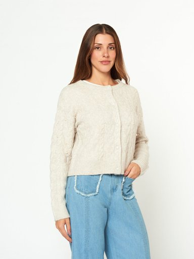 CARDIGAN MUJER MENTHA Y CHOCOLATE MAR - 2