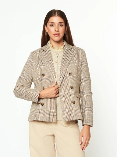 BLAZER MUJER MENTHA Y CHOCOLATE RAFAELA - 1