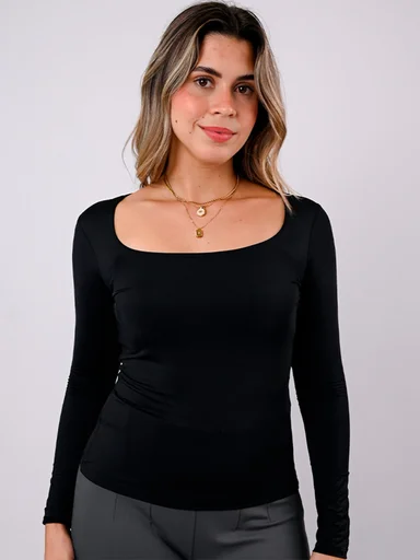 POLO MANGA LARGA MUJER BLACKOUT HELEN M26 - 1