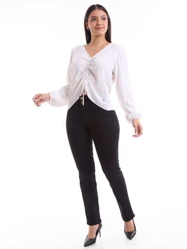 JEANS STRAIGHT MUJER METAL JEANS ELENA - 1