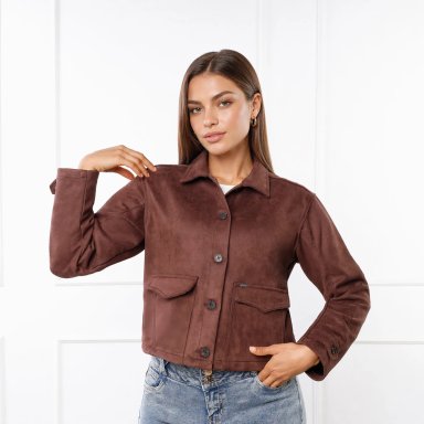 CASACA MUJER KANSAS MILANY SUEDE - 1
