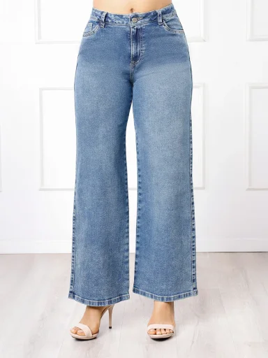 JEANS WIDE LEG MUJER KANSAS MIRNA - 1