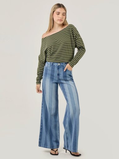 JEAN MUJER INDEX CESTRIPES - 1