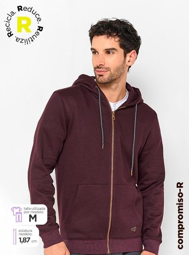 CASACA HOMBRE CLOUDBREAK BURDEO FULL ZIPPER BOOM - 1