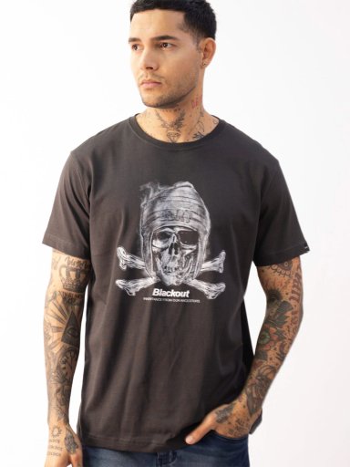 POLO MANGA CORTA ALGODÓN HOMBRE BLACKOUT BASICO 005 H25 - 1