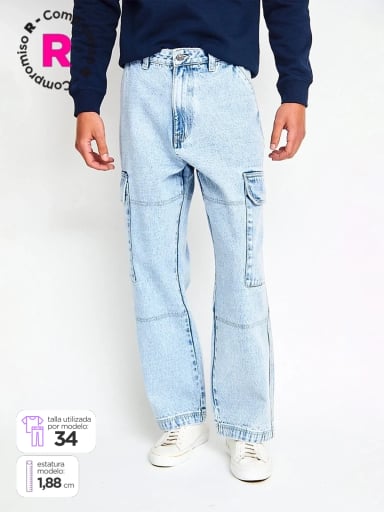 JEANS ALGODÓN HOMBRE INDEX BARGO - 1