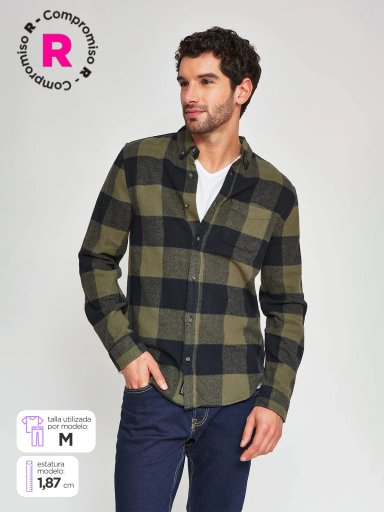 CAMISA MANGA LARGA HOMBRE BARBADOS - 1