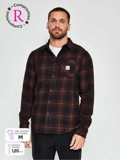 CAMISA MANGA LARGA HOMBRE HALF FRANKA - 1