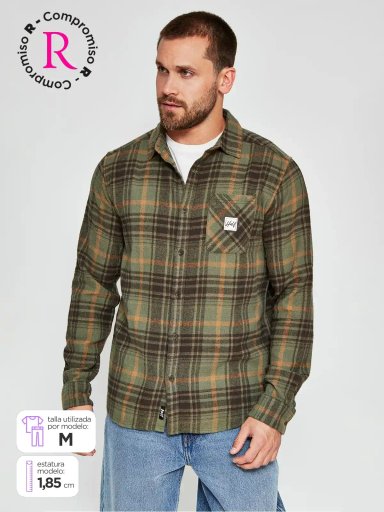 CAMISA MANGA LARGA HOMBRE HALF FRANKA - 1