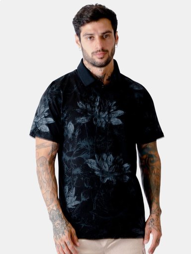 POLO MANGA CORTA ALGODÓN HOMBRE WOALLANCE - 1