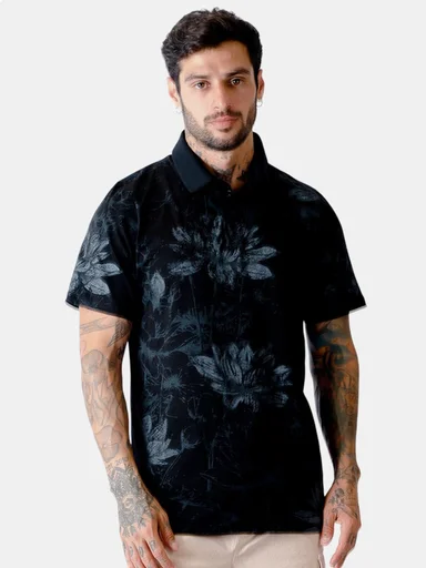 POLO MANGA CORTA ALGODÓN HOMBRE WOALLANCE - 1