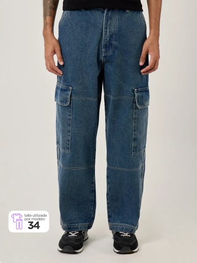 JEANS ALGODÓN HOMBRE INDEX BARGO - 1