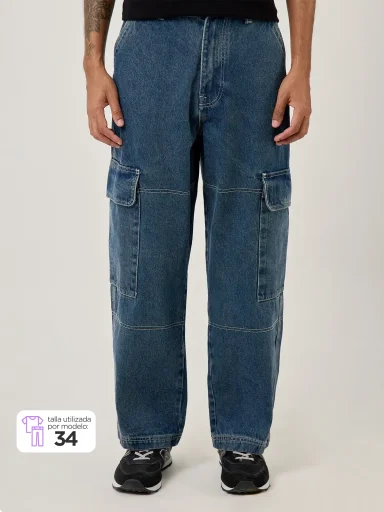 JEANS ALGODÓN HOMBRE INDEX BARGO - 1