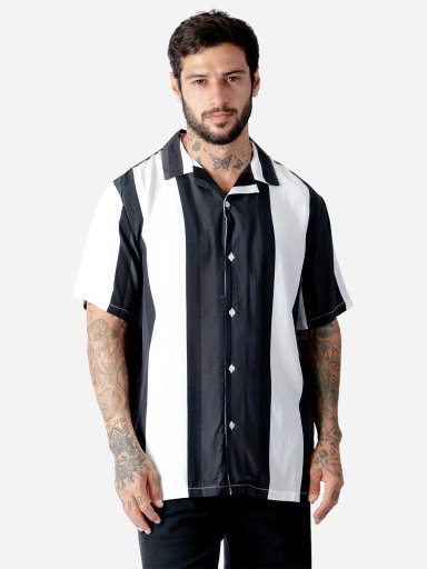 CAMISA MANGA CORTA ALGODÓN HOMBRE BLACKOUT - 1