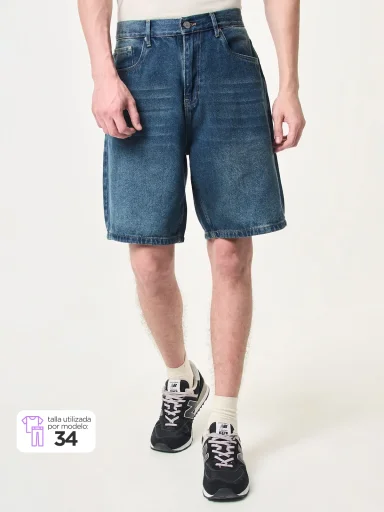SHORT HOMBRE INDEX BAGGY - 1