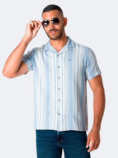 CAMISA MANGA CORTA REGULAR FIT HOMBRE PIONIER GREGORH - 1