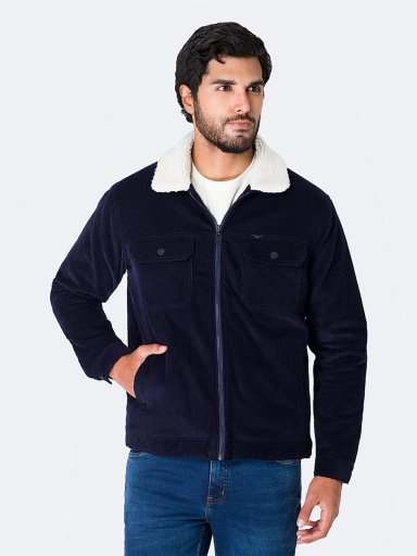 CASACA HOMBRE PIONIER CORDUROY CON FORRO - 1