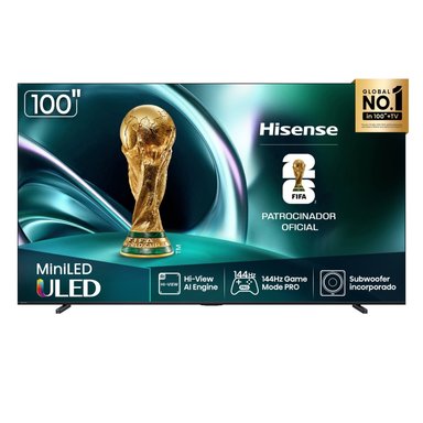 TELEVISOR SMART TV HISENSE 4K ULTRA HD 100” 100U7QG - 1