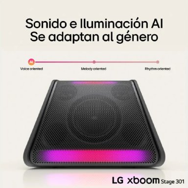 PARLANTE LG XBOOM STAGE 301 120W PORTÁTIL 12 HRS BATERÍA HRS IPX4 (2025) - 9