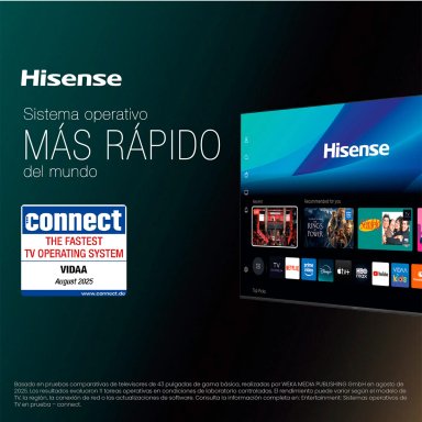 TELEVISOR SMART TV HISENSE 4K ULTRA HD 50” 50U6QV - 11