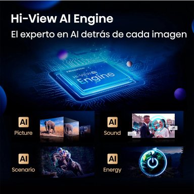 TELEVISOR SMART TV HISENSE 4K ULTRA HD 50” 50U6QV - 9
