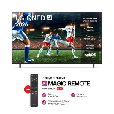 TELEVISOR SMART TV LG QNED 4k 50" 50QNED73ASA THINQ AI (2026) - 1