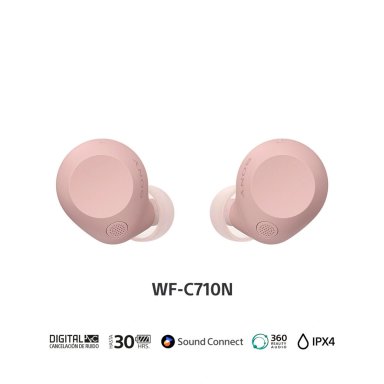 AUDÍFONOS SONY IN EAR WF-C710N ROSADO - 1