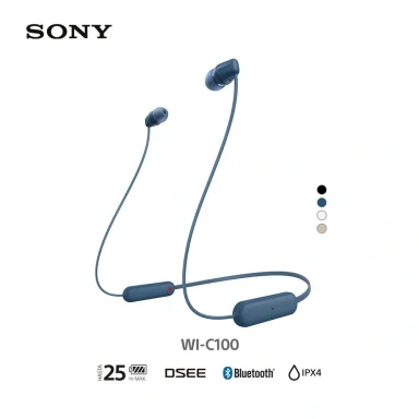 AUDÍFONOS SONY IN-EAR WI-C100 BLUETOOTH - 1