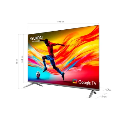 TELEVISOR SMART TV HYUNDAI QLED 50” HYLED5027QFG - 5