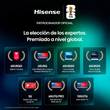 TELEVISOR SMART TV HISENSE 55" 55U7ESG MINI-LED QD UHD 144Hz GOOGLE TV - 12