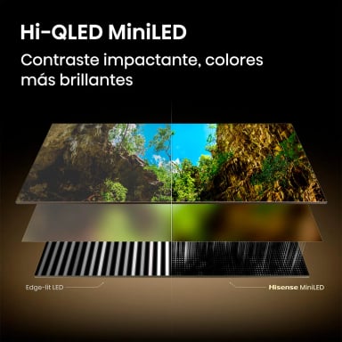 TELEVISOR SMART TV HISENSE 55" 55U7ESG MINI-LED QD UHD 144Hz GOOGLE TV - 8