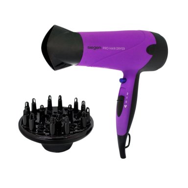 SECADORA DE CABELLO SIEGEN SG-3025M 2000W MORADO - 5