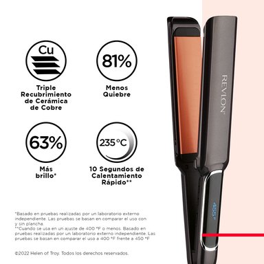 PLANCHA CABELLO REVLON RVST2185N3 PRO COLLECTION DE COBRE - 5