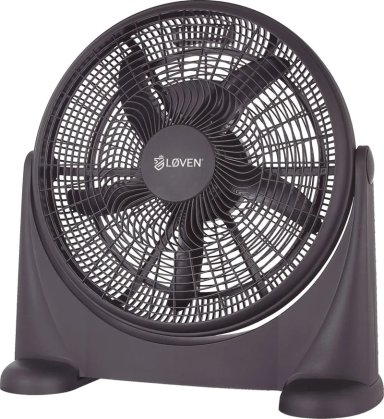 VENTILADOR DE PEDESTAL LOVEN NEGRO 80 WATTS DE 4 VELOCIDADES - 4