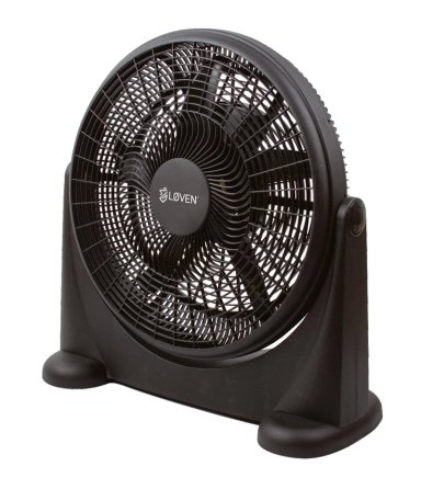 VENTILADOR DE PEDESTAL LOVEN NEGRO 80 WATTS DE 4 VELOCIDADES - 5