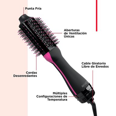 CEPILLO REVLON ONE STEP SECADOR Y VOLUMINIZADOR SMALL RVDR5282LA2 - 5