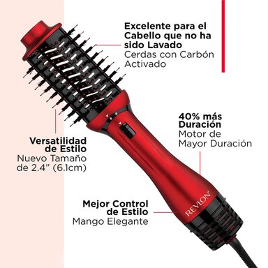 CEPILLO REVLON ONE STEP SECADOR Y VOLUMINIZADOR PLUS 3 EN 1 - 4