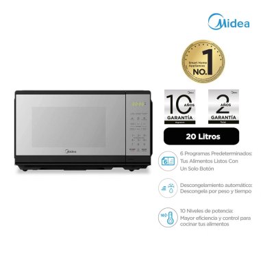 HORNO MICROONDAS MIDEA 20L MMDF07S2MB-PE - 1