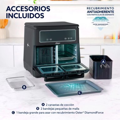 FREIDORA DE AIRE OSTER 11L DIGITAL CKSTAF11MCDDF - 9
