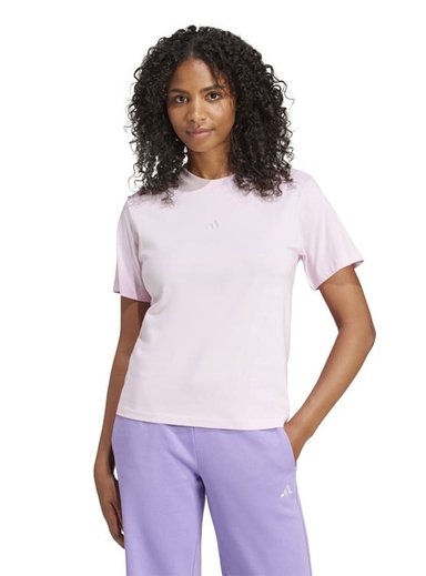 CAMISETA MUJER ADIDAS ESSENTIALS ALGODÓN ROSADO - 1