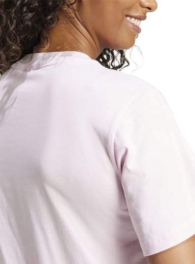 CAMISETA MUJER ADIDAS ESSENTIALS ALGODÓN ROSADO - 4