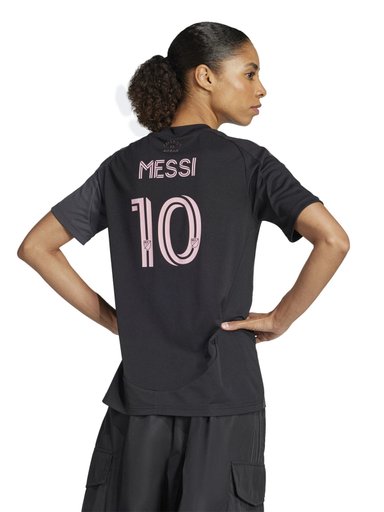 CAMISETA FÚTBOL MUJER ADIDAS INTER MIAMI 25/26 AWAY JERSEY MESSI NEGRO - 2