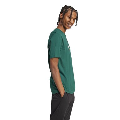 POLO HOMBRE ADIDAS CASUAL M L PIZZA TEE ALGODÓN VERDE - 5