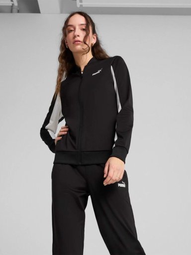 BUZO CONJUNTO BASEBALL MUJER PUMA NEGRO - 1